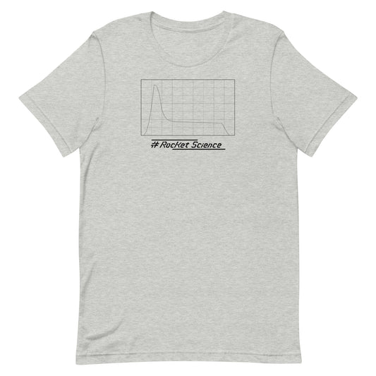 [1030] T-shirt with Thrust Curve and #Rocket Science