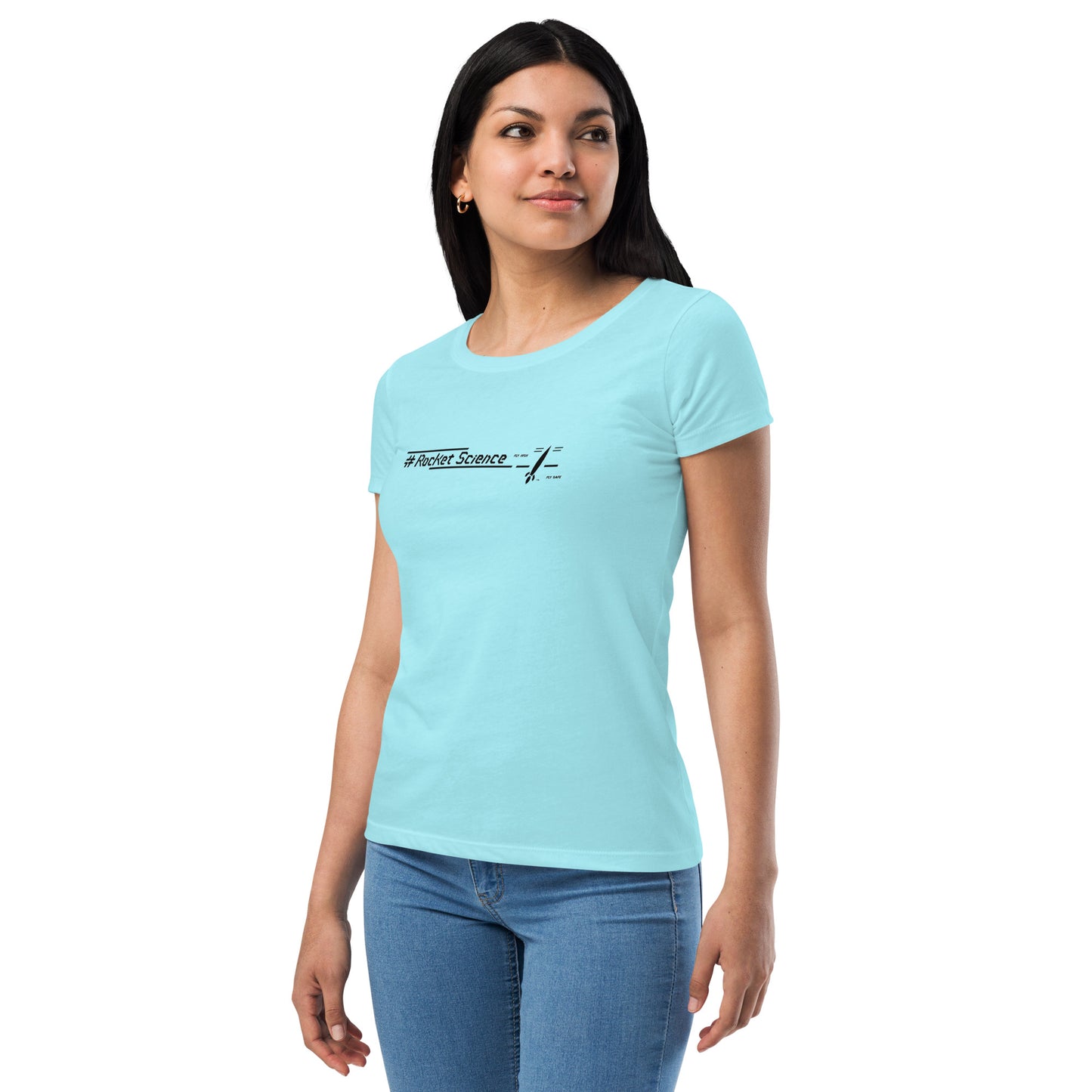 [1024] T-shirt with #Rocket Science with Logo- Colors Available