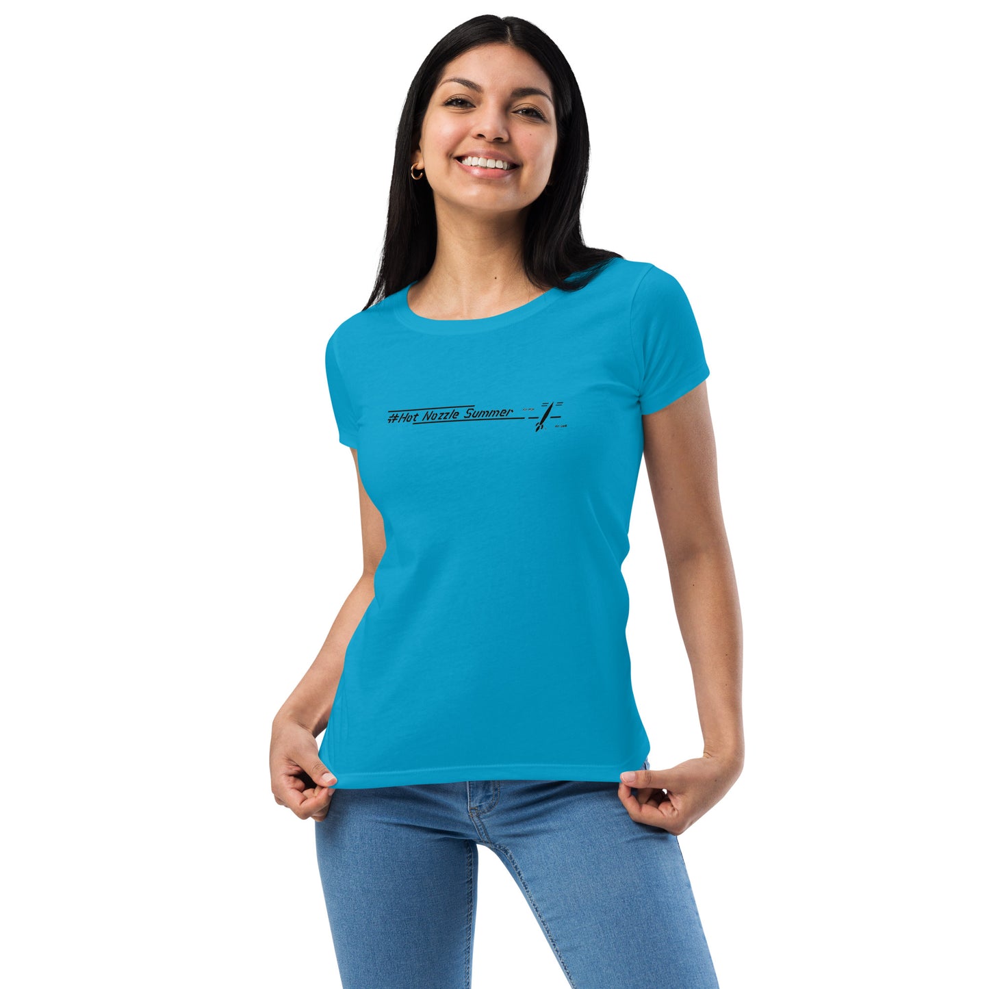 [1028] T-shirt with #Hot Nozzle Summer and Logo- Colors Available